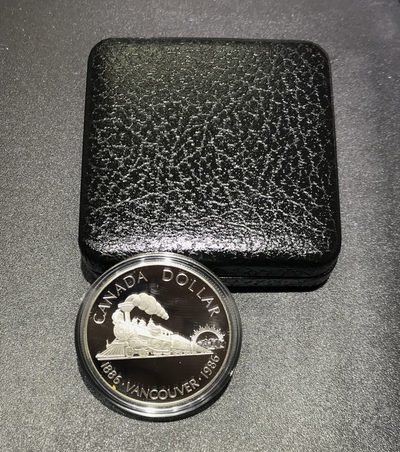 【随心拍&GetCoins】现代钱币拍卖第四十六期 获奖币加拿大1986年1元温哥华百年精制纪念银币