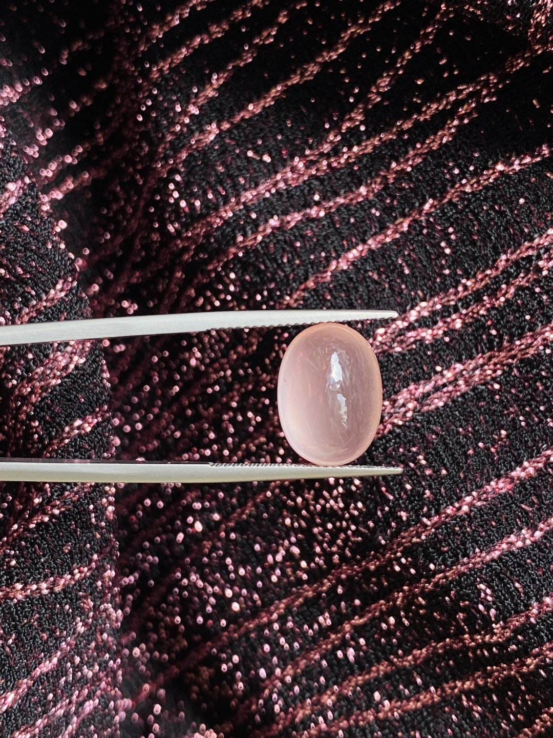 【4月4日 多种裸石、银饰】HH GEMS 4月综合拍卖特辑 ROSE QUARTZ 天然粉水晶 宝石级 7.88克拉 裸石 无证书