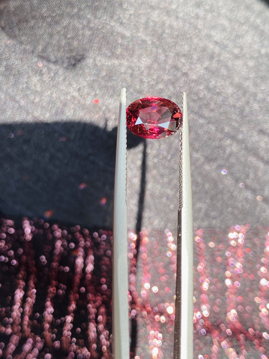 【4月4日 多种裸石、银饰】HH GEMS 4月综合拍卖特辑 GARNET 天然紫色石榴 2.94克拉 裸石 无证书