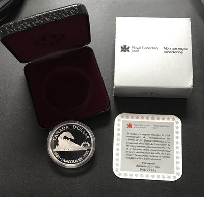 【随心拍&GetCoins】现代钱币拍卖第四十六期 获奖币加拿大1986年1元温哥华百年精制纪念银币