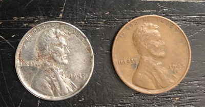 【随心拍&GetCoins】现代钱币拍卖第四十六期 美国1943-1945年二战一分一对