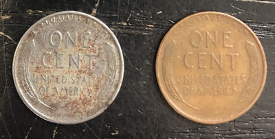 【随心拍&GetCoins】现代钱币拍卖第四十六期 美国1943-1945年二战一分一对