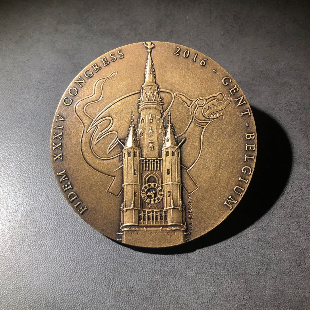 法国麦朵尔艺术名家32 FIDEM比利时年会章