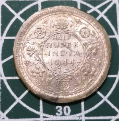 燕姐换藏第三十五拍 印度乔治六世流通币一套八枚含银币三枚