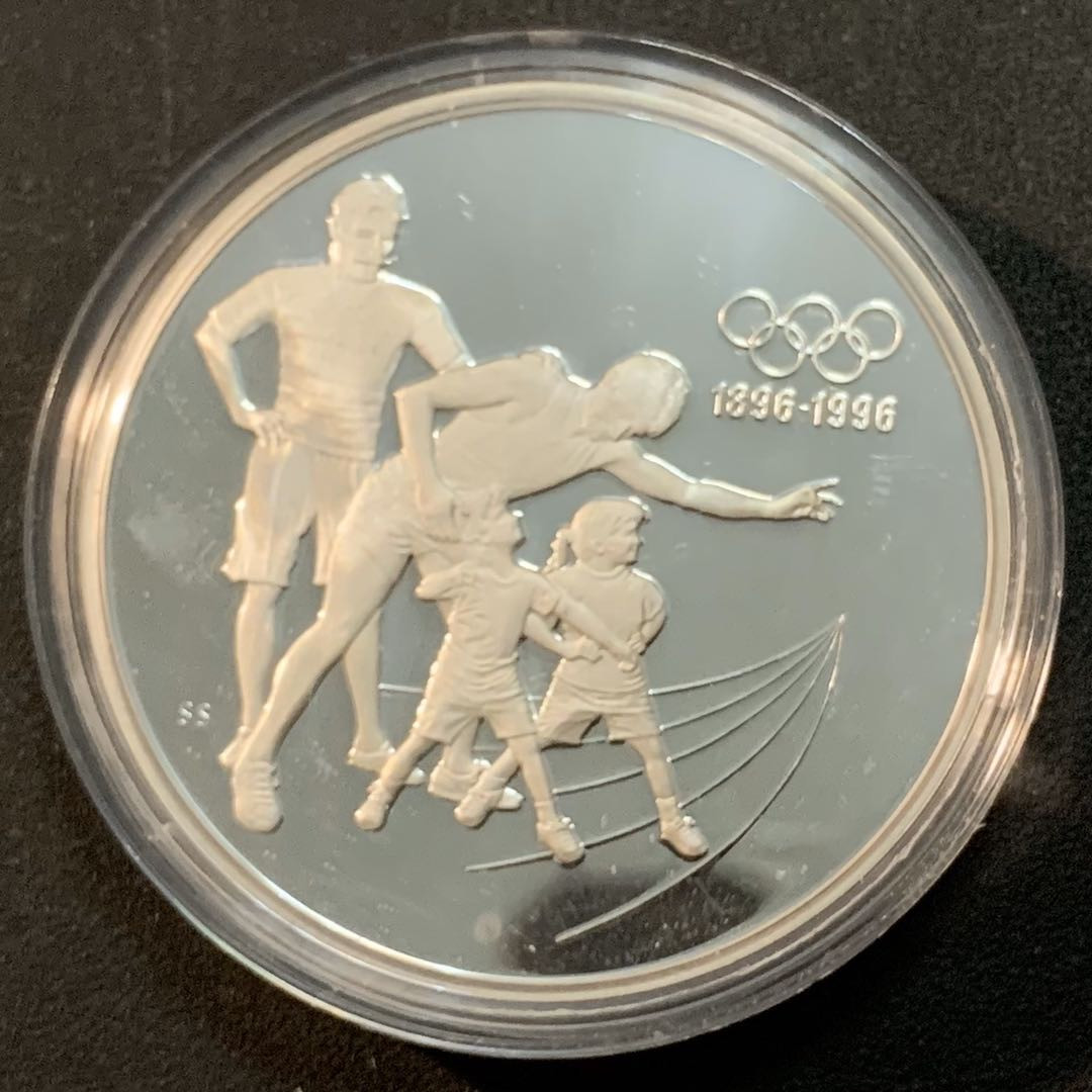 紫瑗钱币—微拍第47期  加拿大 1992年 奥运百年纪念 15元 33.7克 0.925银 精制 