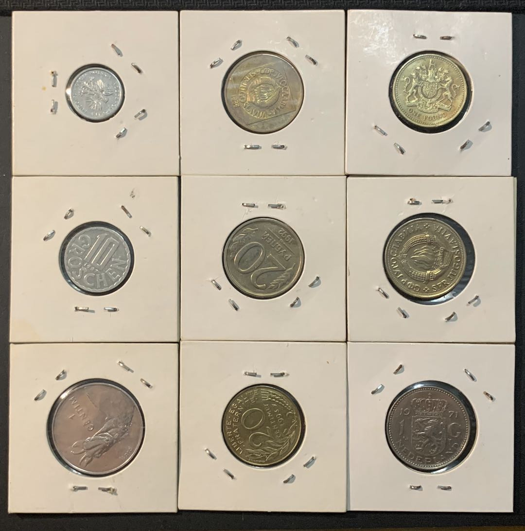 紫瑗钱币—微拍第47期  外国钱币一组9枚 NO.2