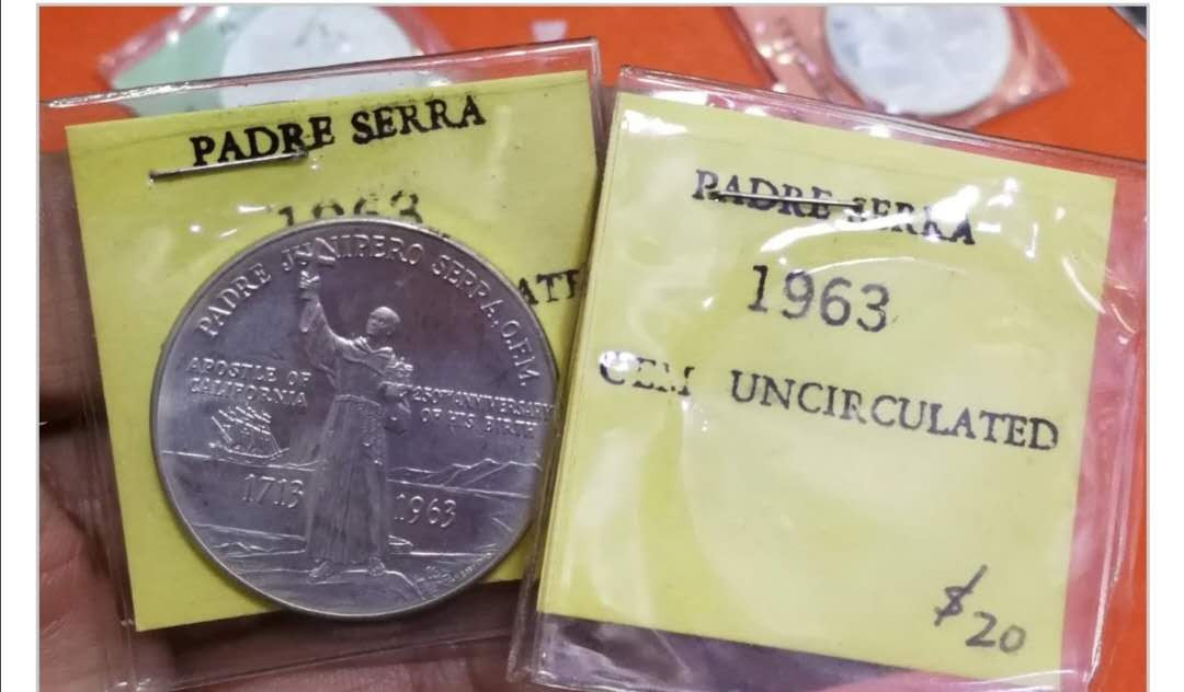 北京马甸外币专卖拍卖第二期。陆续上新敬请关注！ 1963年美国发行发现加利福尼亚200周年纪念银章，重量：19.8克，成色：9成银