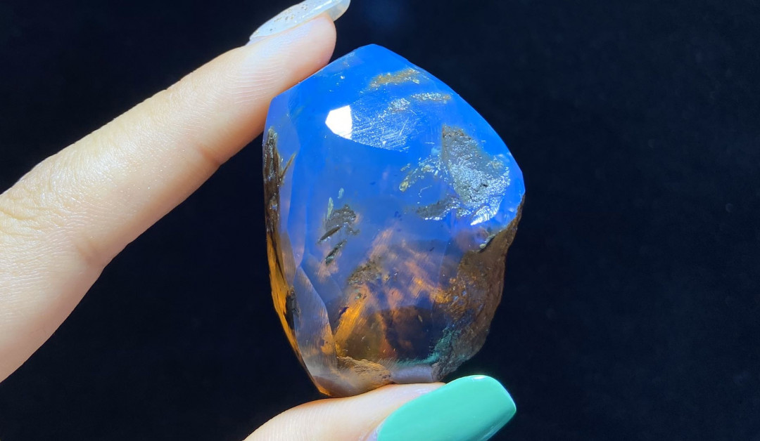 多米尼加蓝珀拍卖 多米尼加蓝珀明料原石