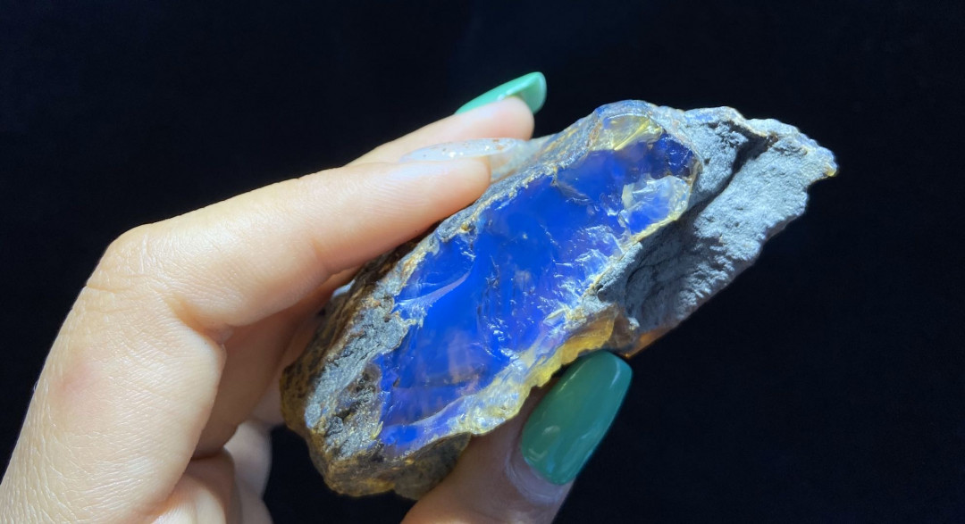 多米尼加蓝珀拍卖 多米尼加蓝珀原石