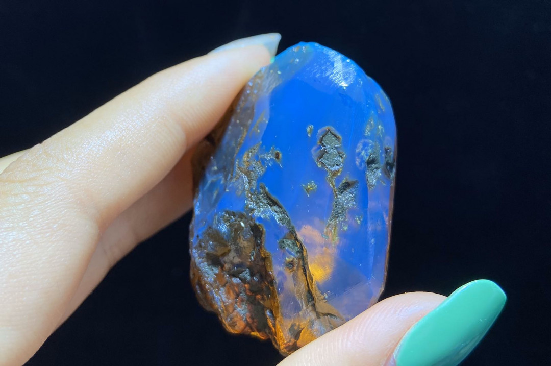 多米尼加蓝珀拍卖 多米尼加蓝珀明料原石