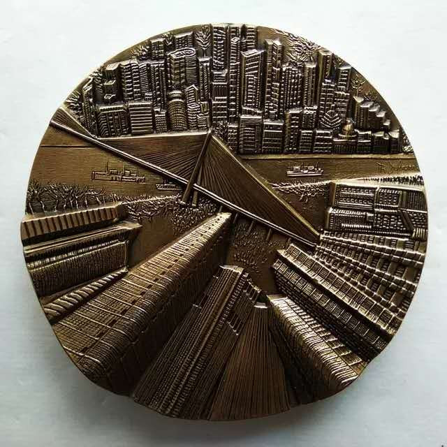 麦朵尔俱乐部第33场拍卖 法国大铜章/杜弗莱DUFRESNE/1998法国企业数统计纪念