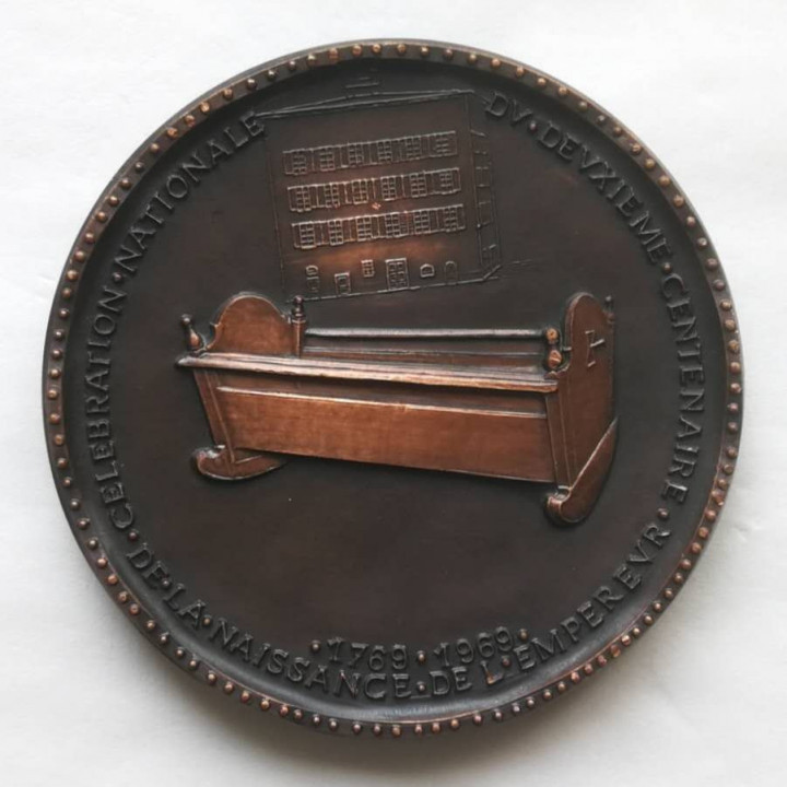 麦朵尔俱乐部第33场拍卖 法国大铜章-拿破仑（黑底上色版）