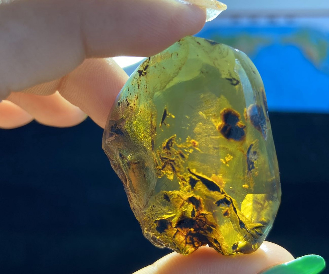 多米尼加蓝珀拍卖 多米尼加蓝珀明料原石