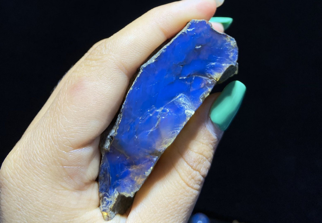 多米尼加蓝珀拍卖 多米尼加蓝珀原石