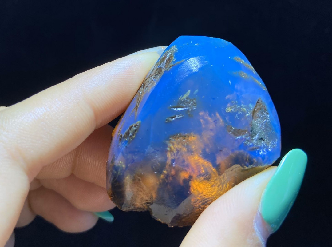 多米尼加蓝珀拍卖 多米尼加蓝珀明料原石