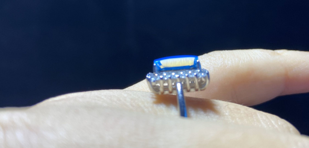 多米尼加蓝珀拍卖 多米尼加蓝珀女戒