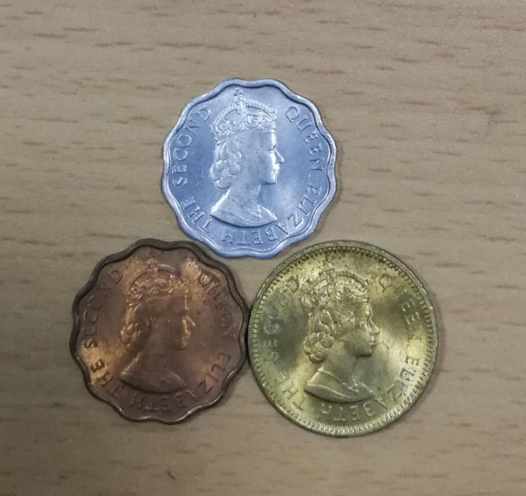 北京马甸外币专卖拍卖第三期，非贵金属硬币专场，陆续上新欢迎关注 英属伯利兹流通币一铝二铜。品相如图UNC