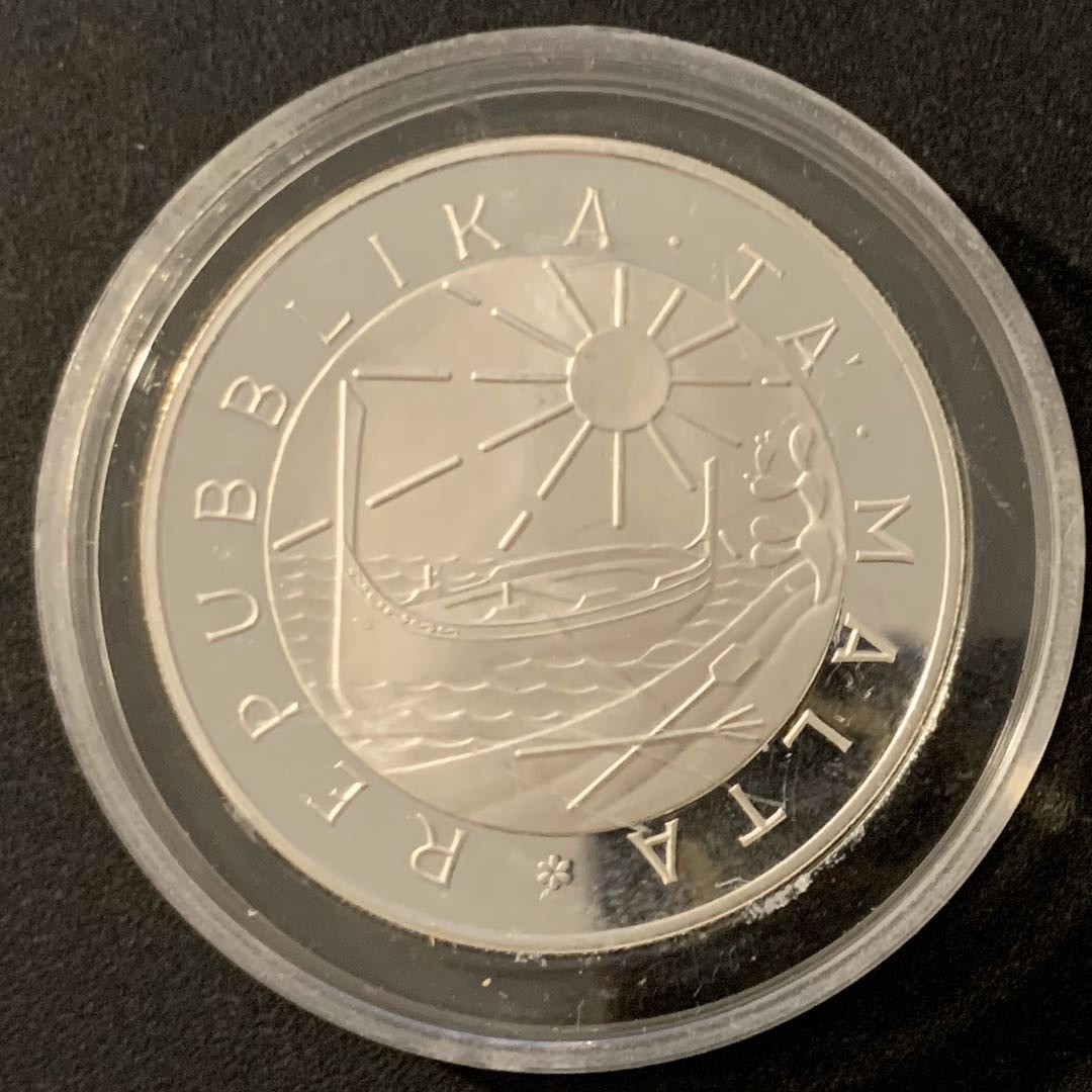 紫瑗钱币—微拍第48期  马耳他 1981年 国际儿童年 5磅 28.28克 0.925银 精制