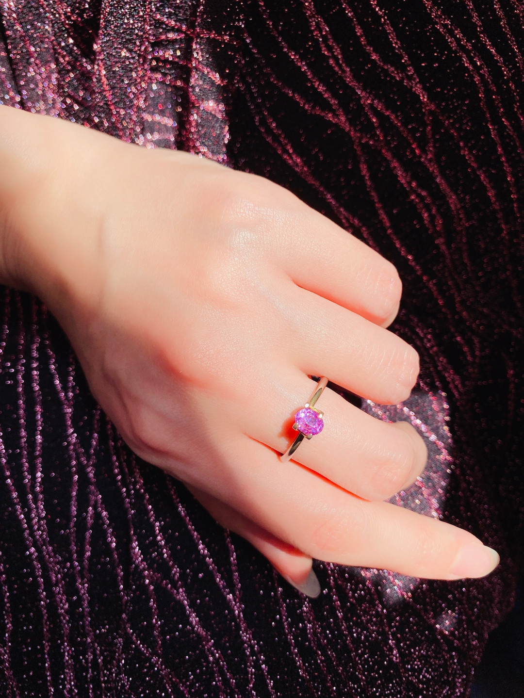 【4月11日 多种裸石、银饰】HH GEMS 4月综合拍卖特辑 PURPLE SAPPHIRE 天然紫色蓝宝石 0.94克拉 vivid purple鲜明闪亮 无烧 有证书