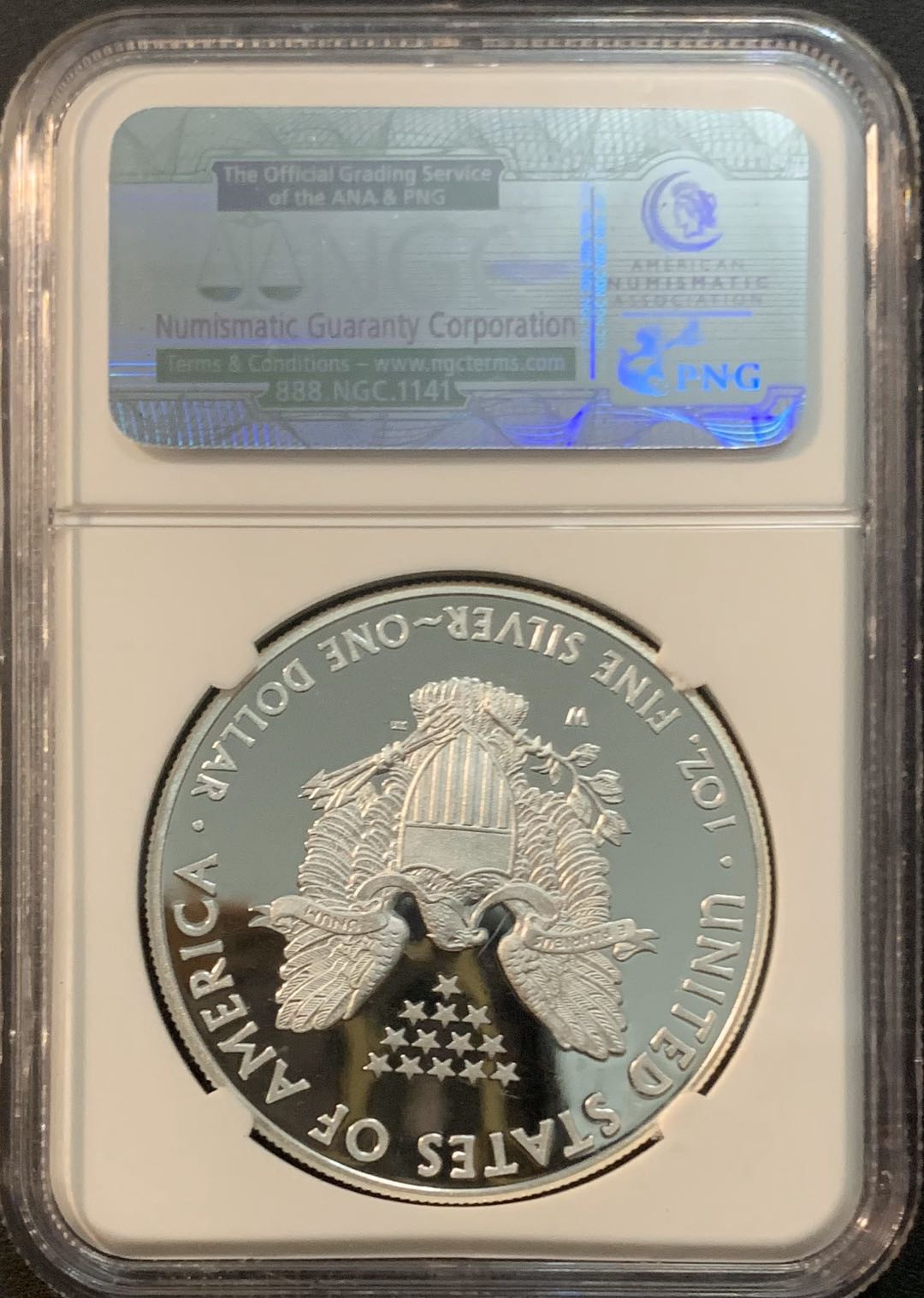 紫瑗钱币—微拍第48期  美国 2013年 W版 行走投资银币 1美元 NGC PR69 UC 造币厂纪念盒