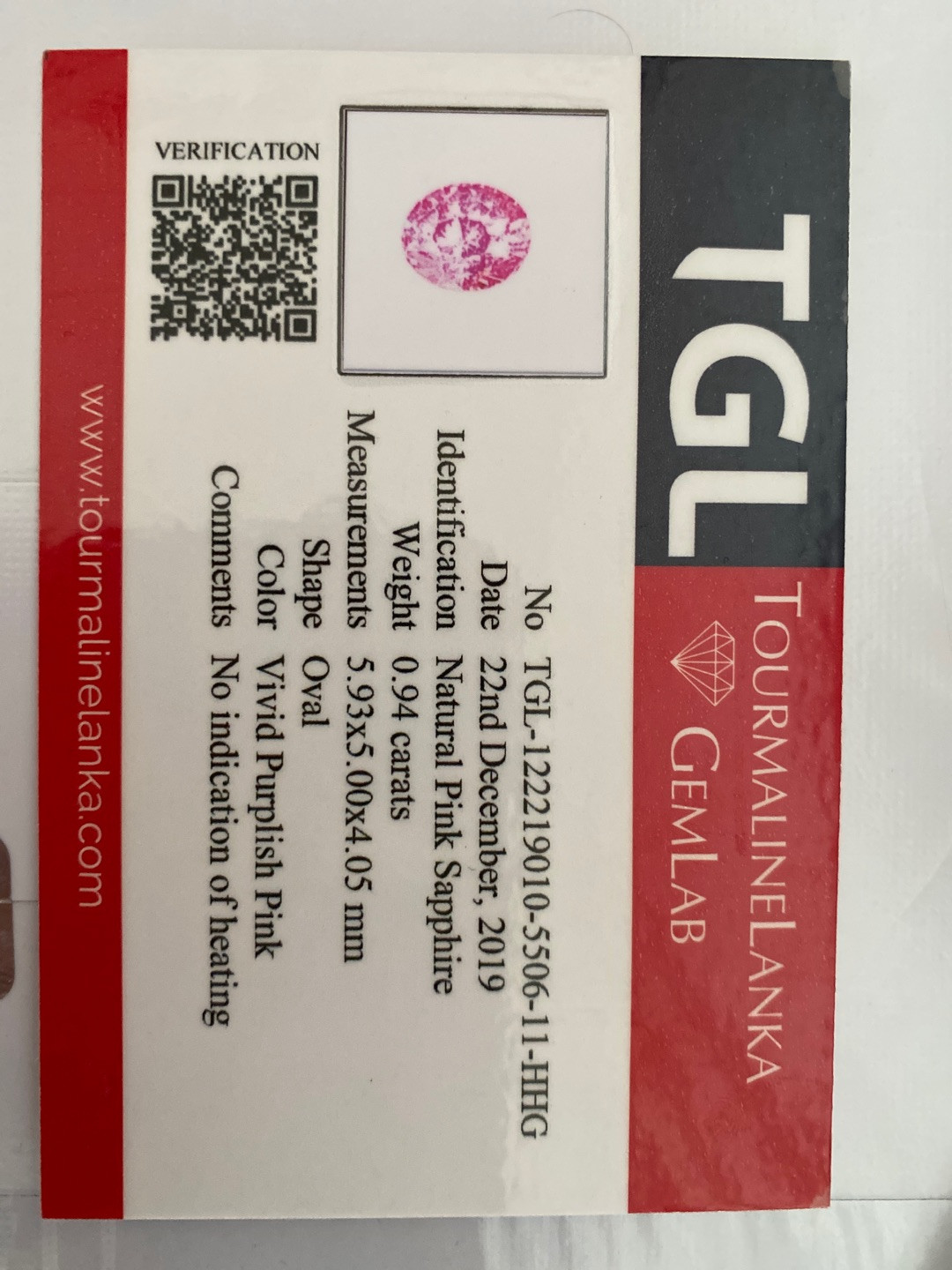 【4月11日 多种裸石、银饰】HH GEMS 4月综合拍卖特辑 PURPLE SAPPHIRE 天然紫色蓝宝石 0.94克拉 vivid purple鲜明闪亮 无烧 有证书