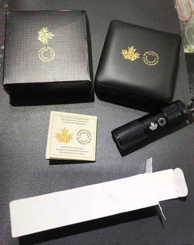 【随心拍&GetCoins】现代钱币拍卖第四十七期 加拿大2019年UFO不明飞行物沙格港事件条形彩银币NGC70首期蓝标