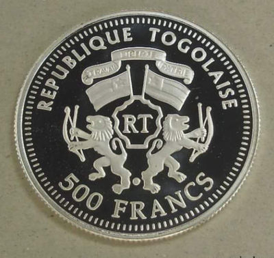 【随心拍&GetCoins】现代钱币拍卖第四十七期 多哥2004年歌德与席勒小银币