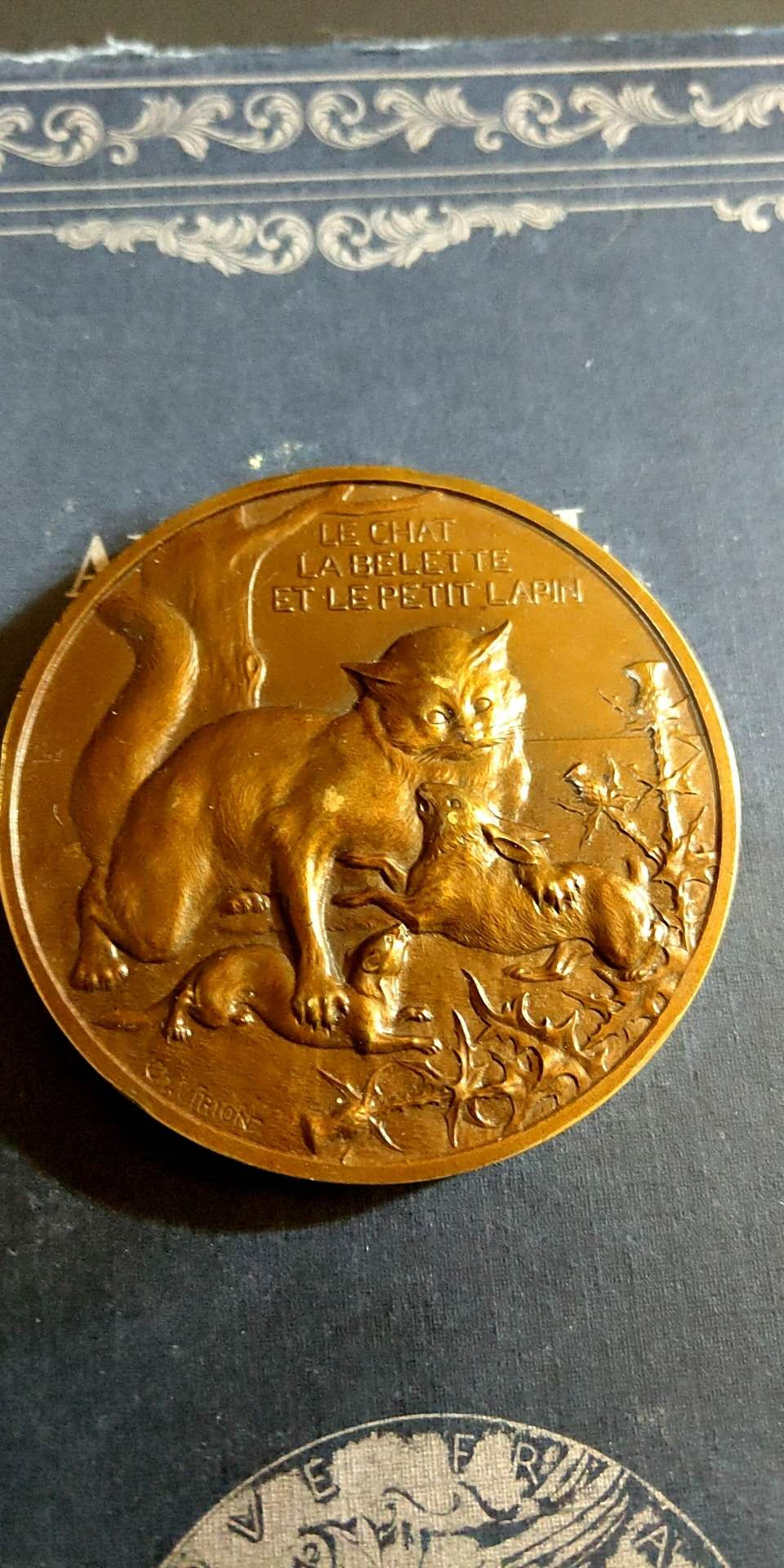 麦朵尔俱乐部第35场拍卖 法国巴黎造币厂 猫和兔子