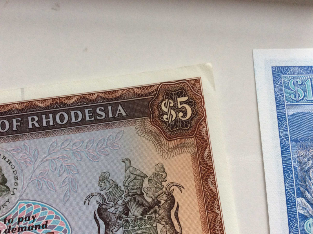 【收藏联盟】第132期拍卖——致敬女王（共60拍） 【一组4张】罗德西亚 1979年 1-10元 全套 UNC/UNC-