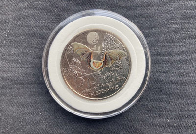 【随心拍&GetCoins】现代钱币拍卖第四十七期 【奥地利】奥地利夜光系列第一枚-蝙蝠