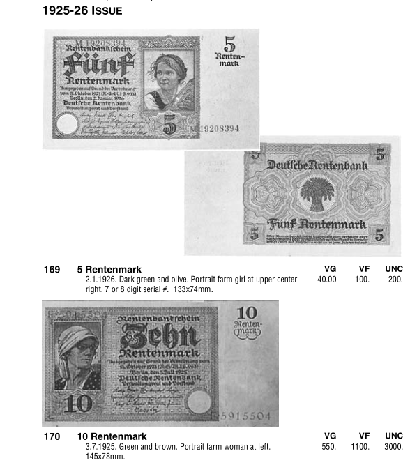 【收藏联盟】第132期拍卖——致敬女王（共60拍） 【丰收之女】德国 1926年 5马克 绝品非常稀少 PMG65EPQ  p169 目录价价值高