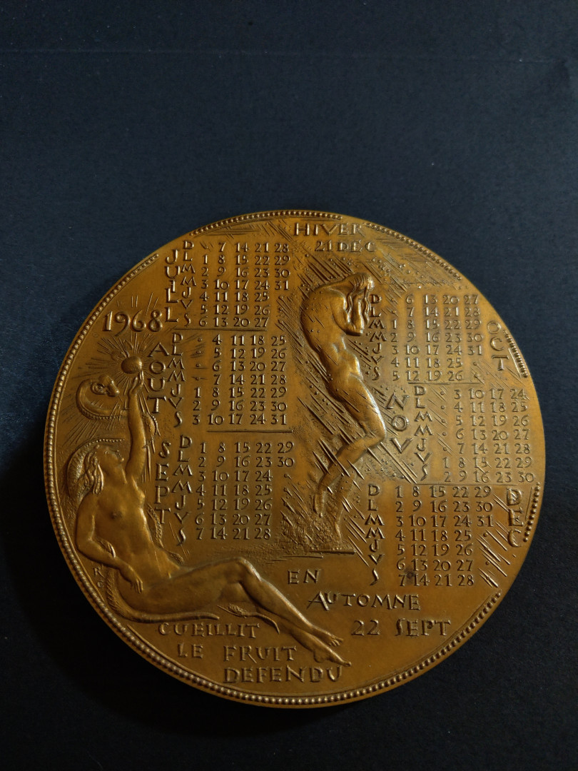 麦朵尔俱乐部第35场拍卖 1968日历纪念章全品