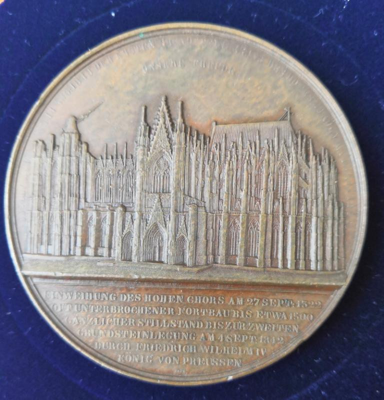 欧洲古典章拍卖（第36场） 1861年科隆大教堂铜章