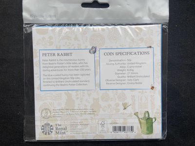 【随心拍&GetCoins】现代钱币拍卖第四十七期 【英国】彼得兔2020最新卡册【最后一枚】