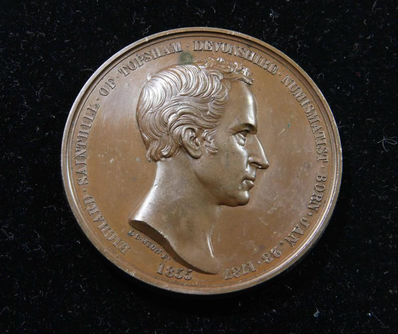 欧洲古典章拍卖（第36场） 1855年英国钱币学家理查德·圣希尔