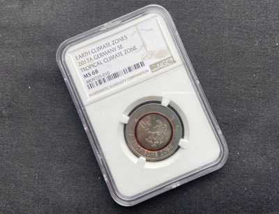 【随心拍&GetCoins】现代钱币拍卖第四十七期 【德国】2017年5欧元普制币【ngc68】