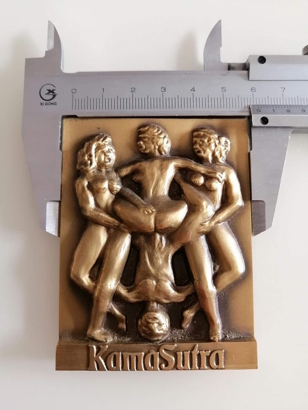 欧洲古典章拍卖（第36场） 印度卡玛经单面铜章