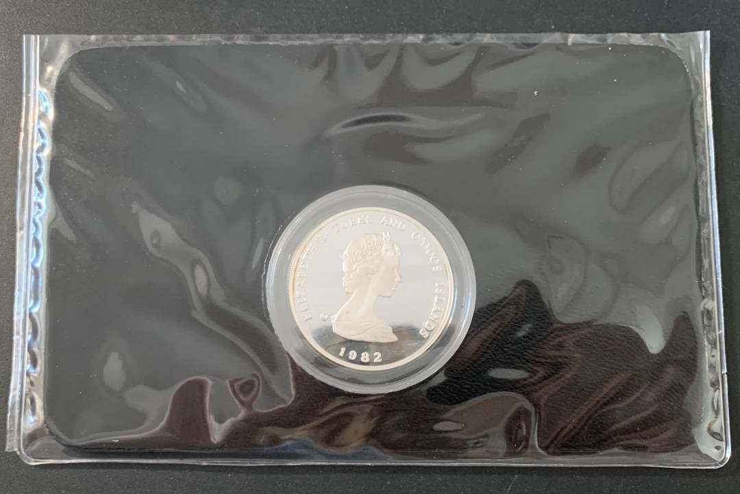 紫瑗钱币—微拍第49期  特克斯与凯恩斯  1982年 西班牙世界杯 守门 10元 23.28克 0.925银 精制 德国原装卡