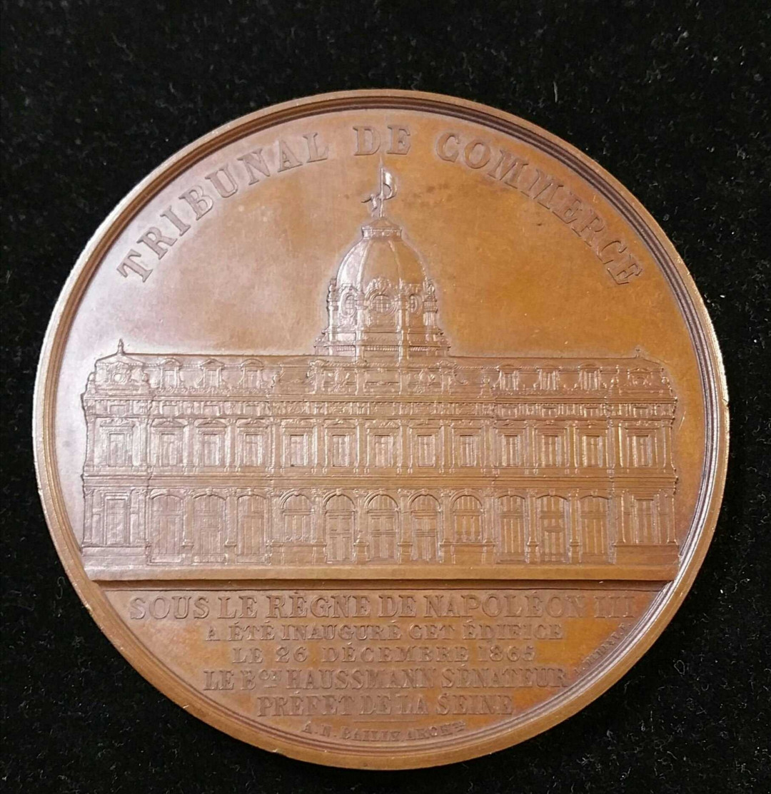 欧洲古典章拍卖（第36场） 1865年法兰西商业法庭大楼落成