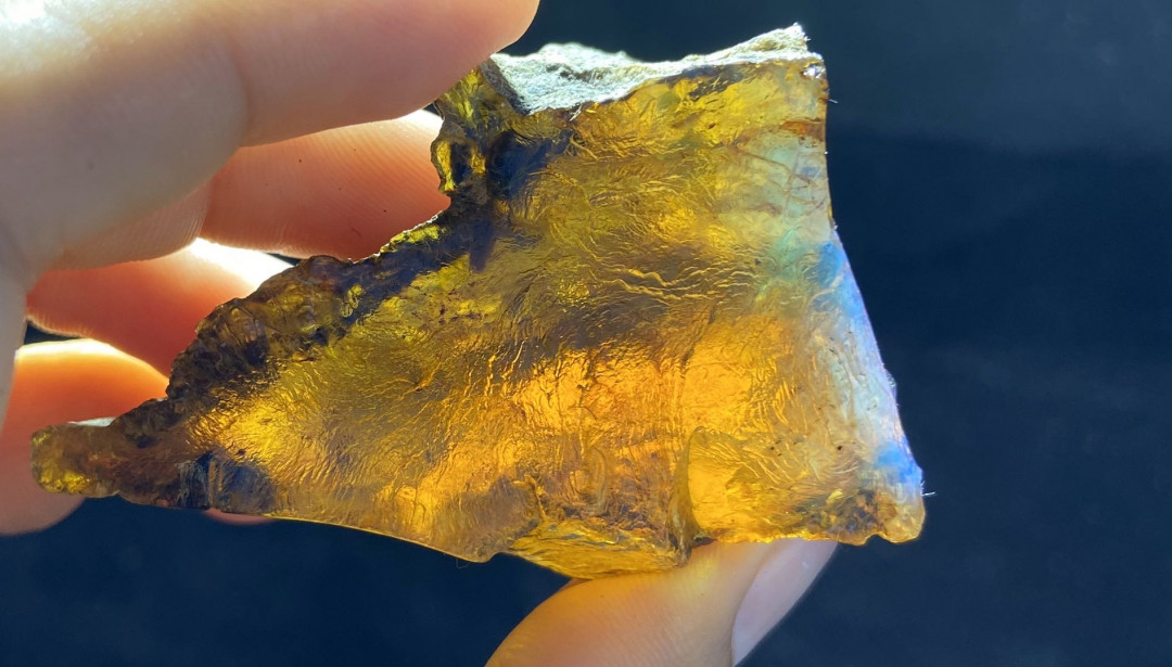 多米尼加蓝珀-缅甸琥珀 多米尼加蓝珀原石