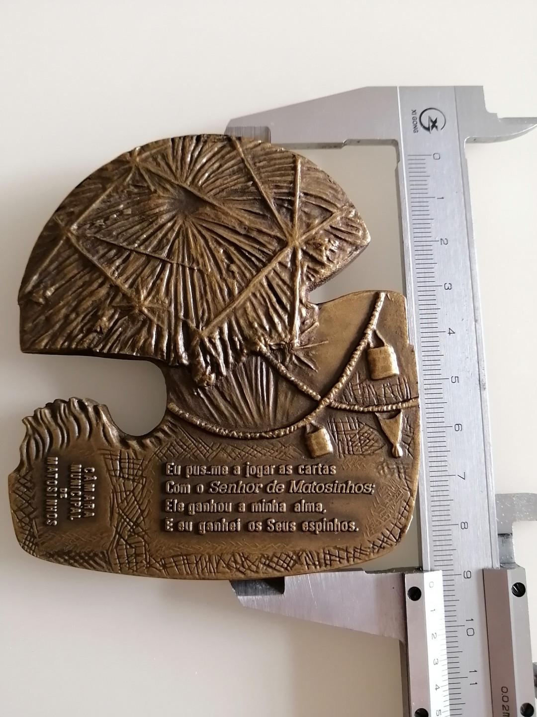 欧洲古典章拍卖（第36场） 葡萄牙耶稣受难异形铜章