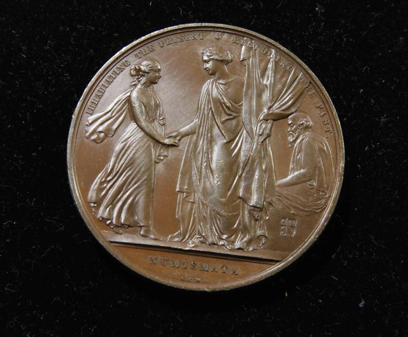 欧洲古典章拍卖（第36场） 1855年英国钱币学家理查德·圣希尔