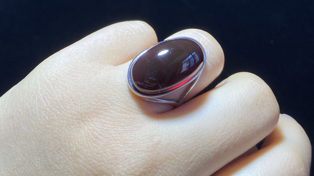 多米尼加蓝珀-缅甸琥珀 缅甸血珀女戒