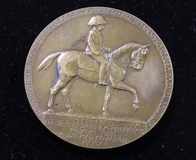 欧洲古典章拍卖（第36场） 1910年奥匈帝国皇帝访问波斯尼亚黑塞哥维那