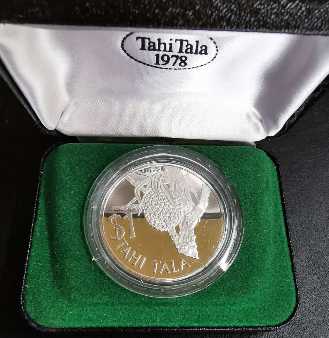 凡希社世界钱币微拍第一百十六期 1978托克劳菠萝大银原盒