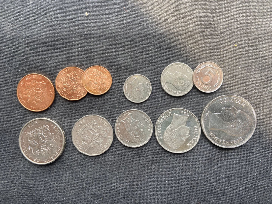 【币观天下】第104期钱币拍卖 【尼日利亚+委内瑞拉】流通币11枚