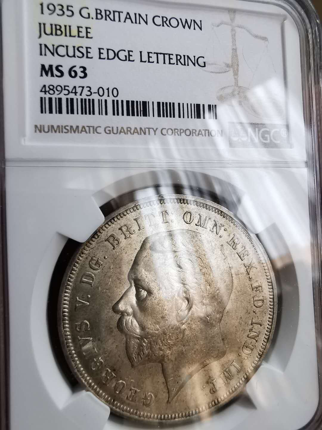 凡希社世界钱币微拍第一百十六期 1935木马马剑普制NGC-MS63