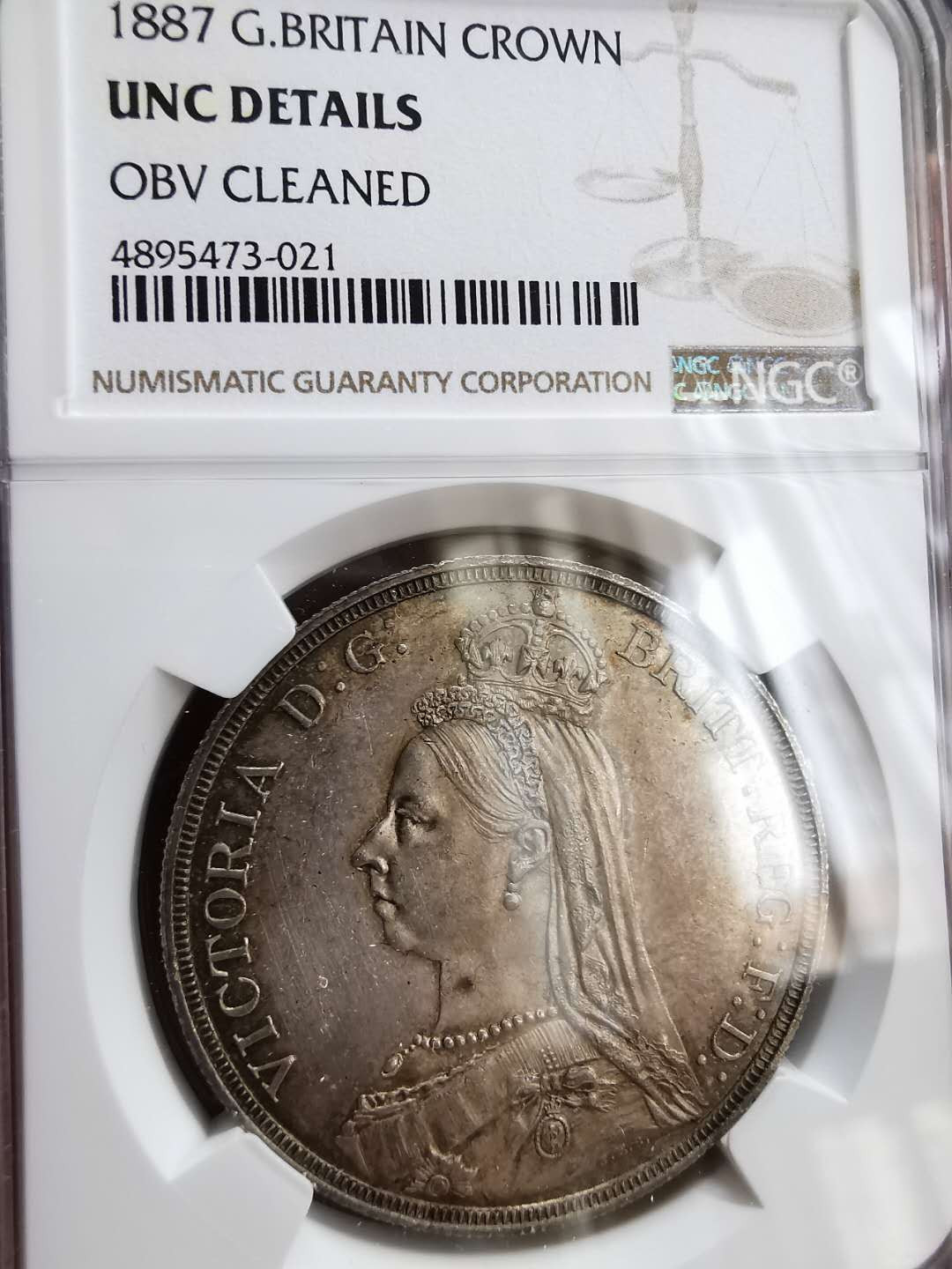 凡希社世界钱币微拍第一百十六期 1887老维马剑NGC-UNCD