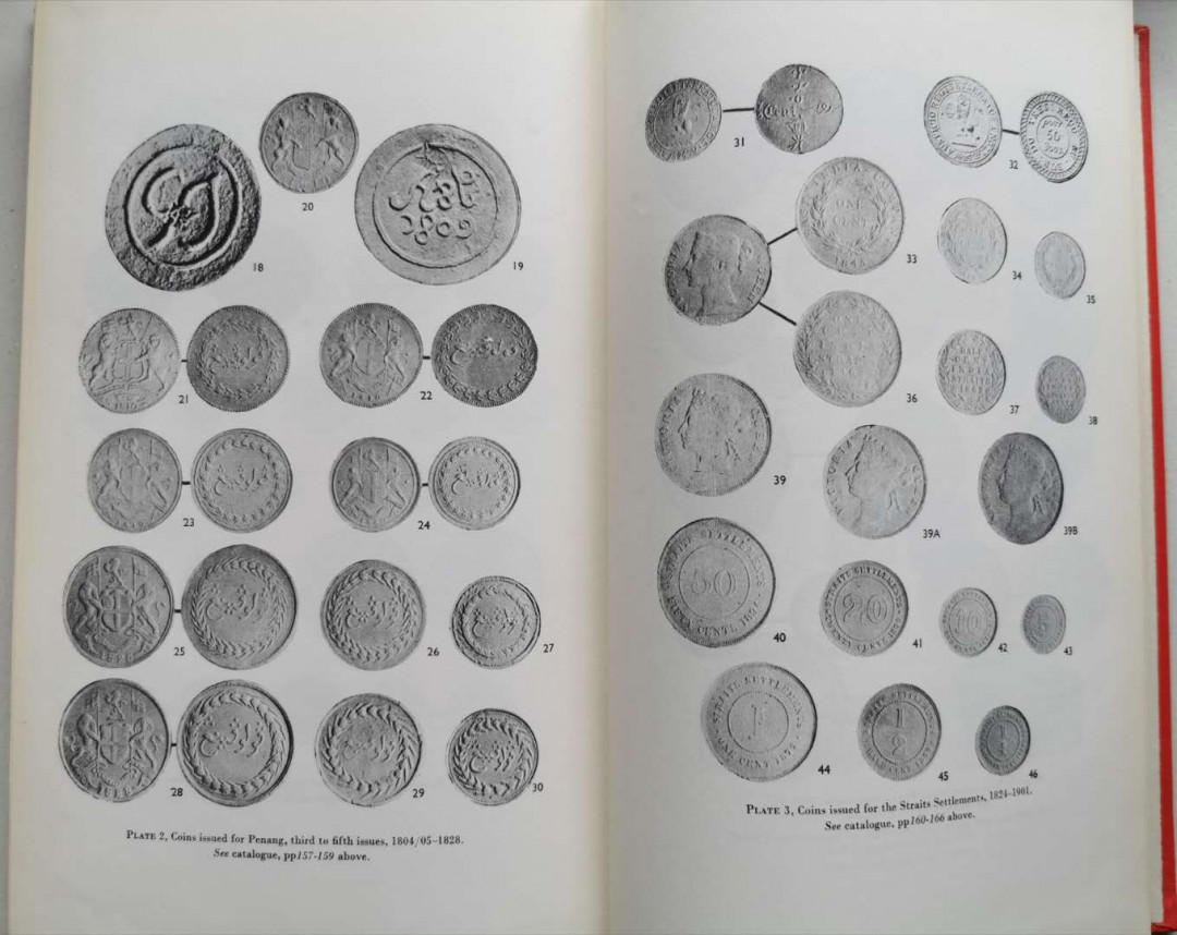 凡希社世界钱币微拍第一百十六期 荐！海峡殖民地与英属马来亚钱币目录1786-1951 PRIDMORE 名著 九五品