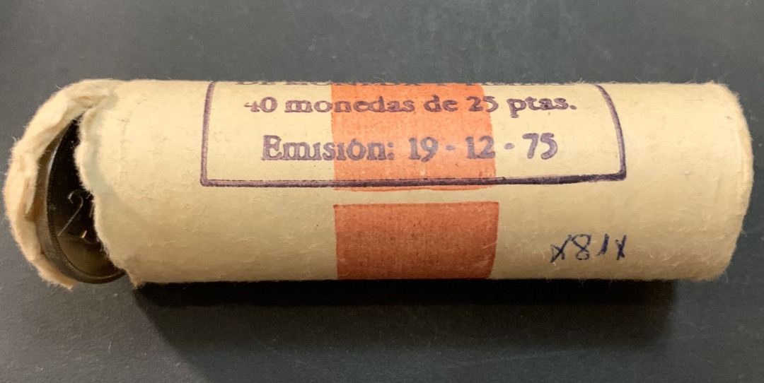 紫瑗钱币—微拍第50期  西班牙 1980年 82西班牙世界杯 25比塞塔 38枚 原卷少2枚